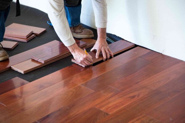 Solid hardwood, done by people who actually love the material